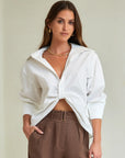 Paola Top in Cloud close up front