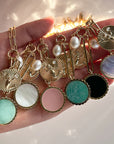 Paradiso Mermaid Chrysoprase Necklace with other necklaces