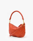Petite Moyen Messenger Saltillo Diagonal Woven side view