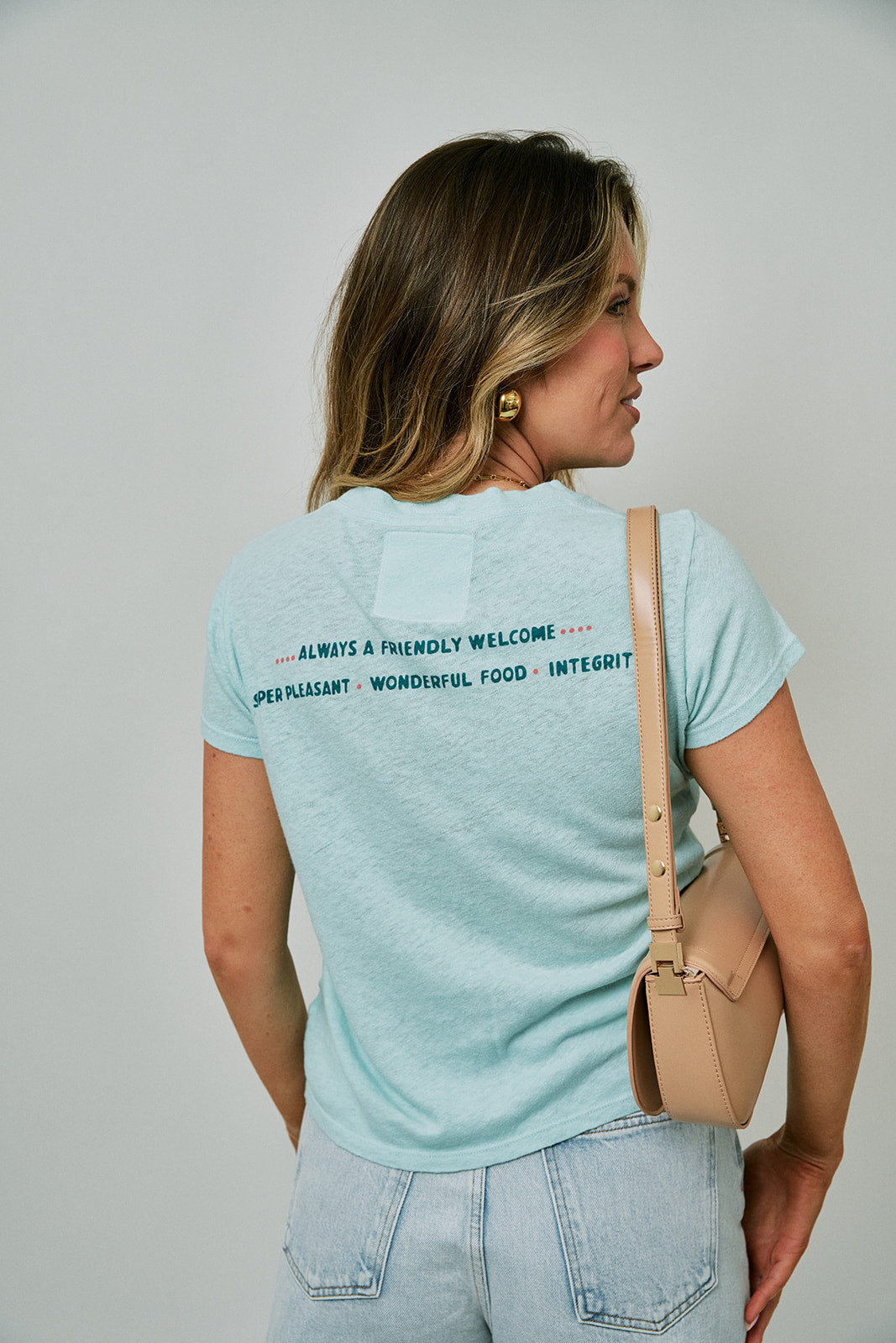 The Lil Sinful Tee Lone Palm back