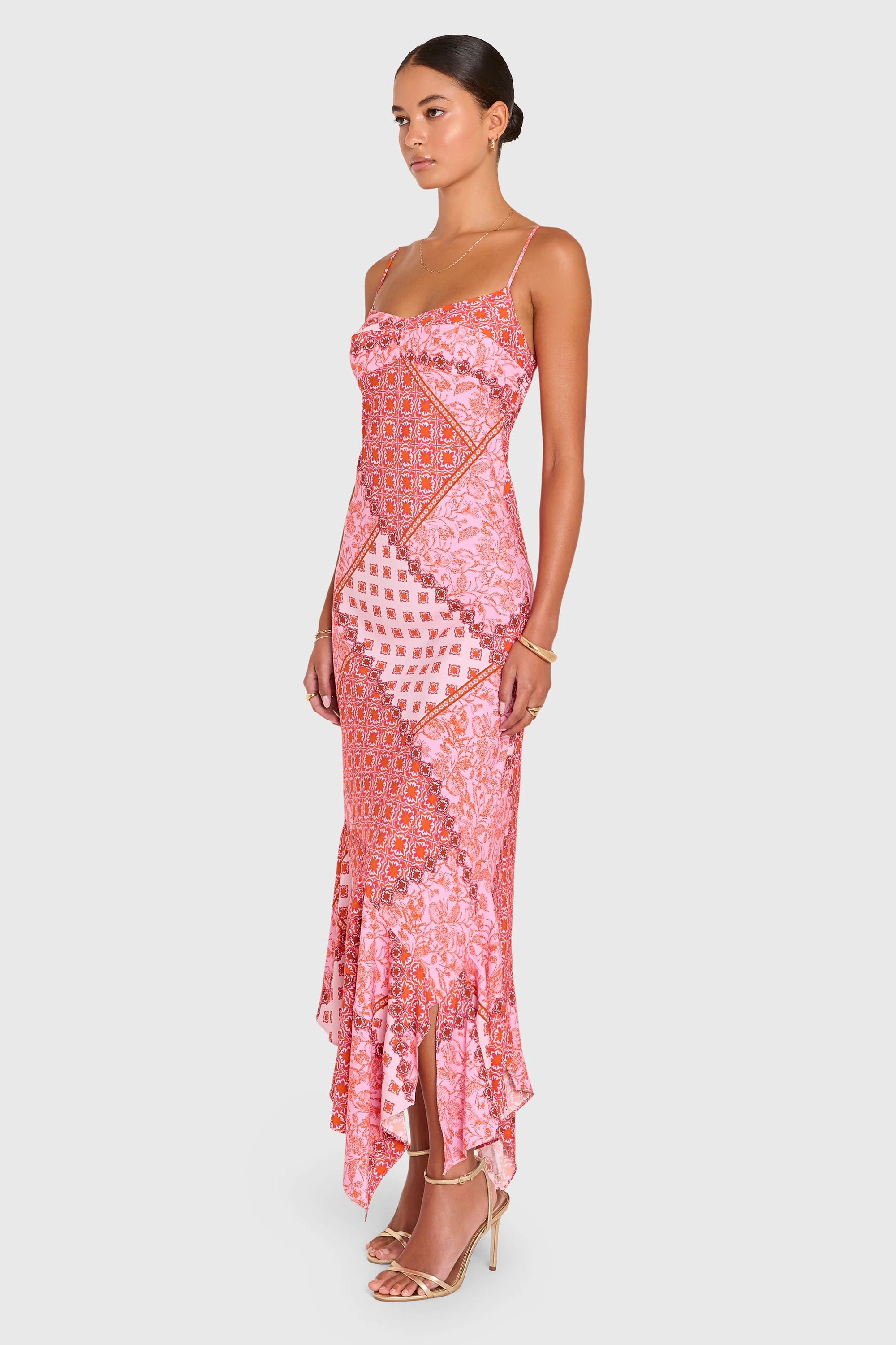 Kaysee Midi Dress side/front