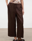 Mateo Linen Cropped Pant