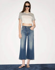 Hanes V Neck Contrast Jersey full body