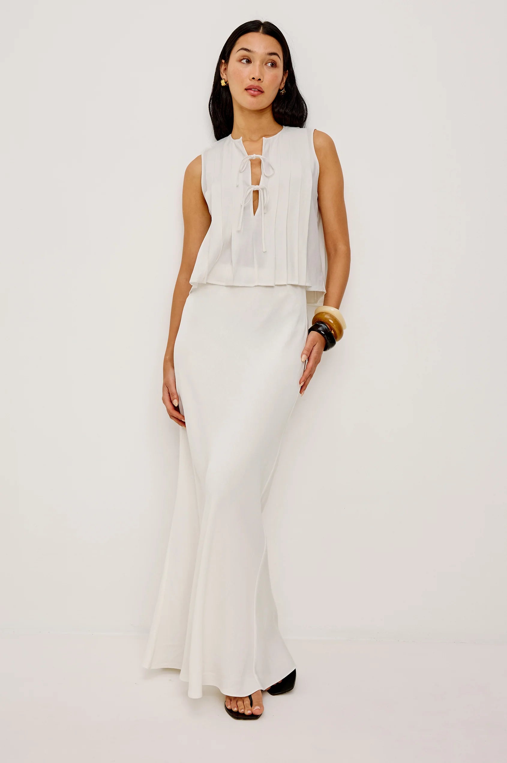 Aja Tank and Romina Skirt full body front