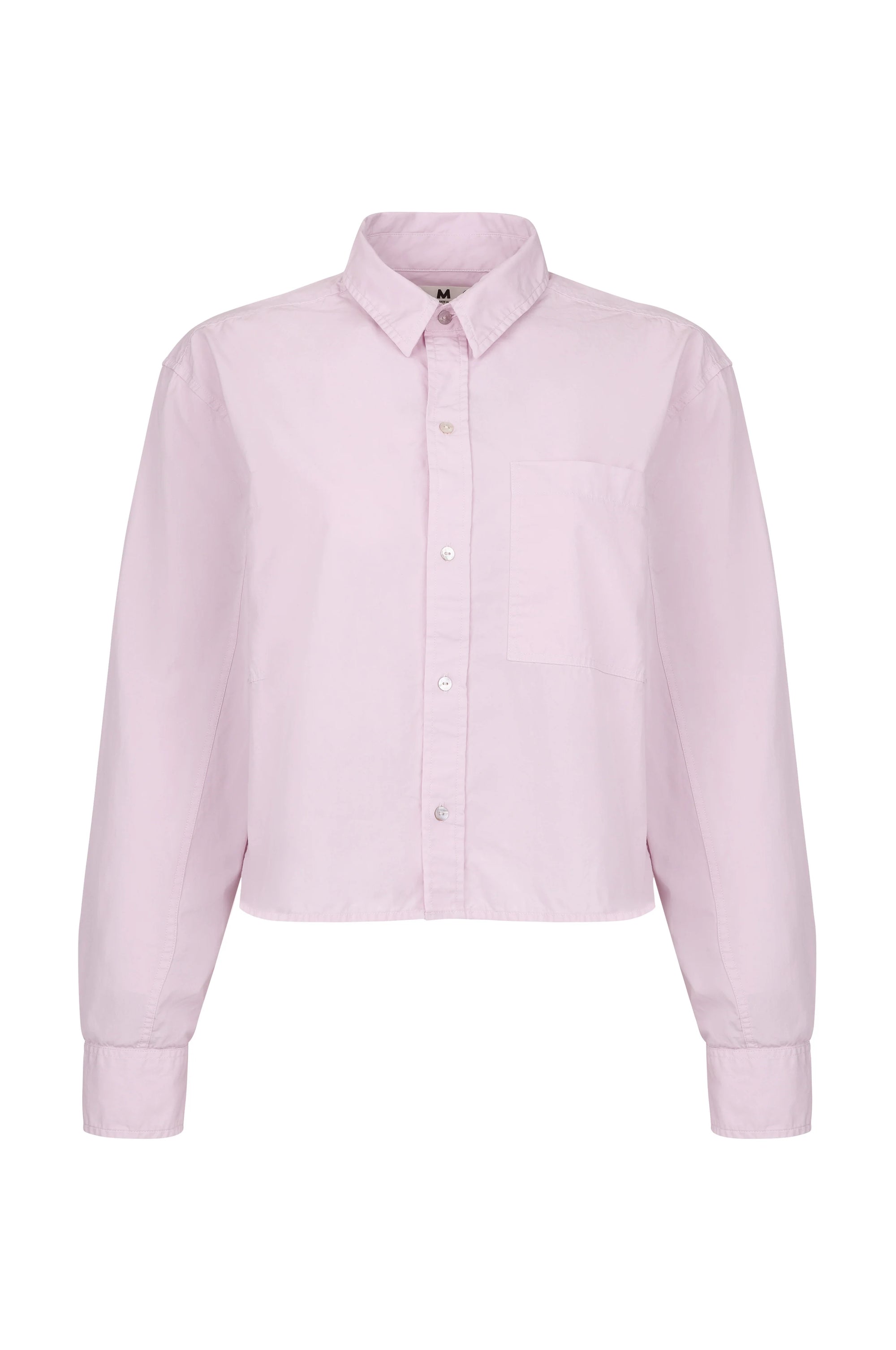 Ruth Crop Shirt in Wisteria by itself