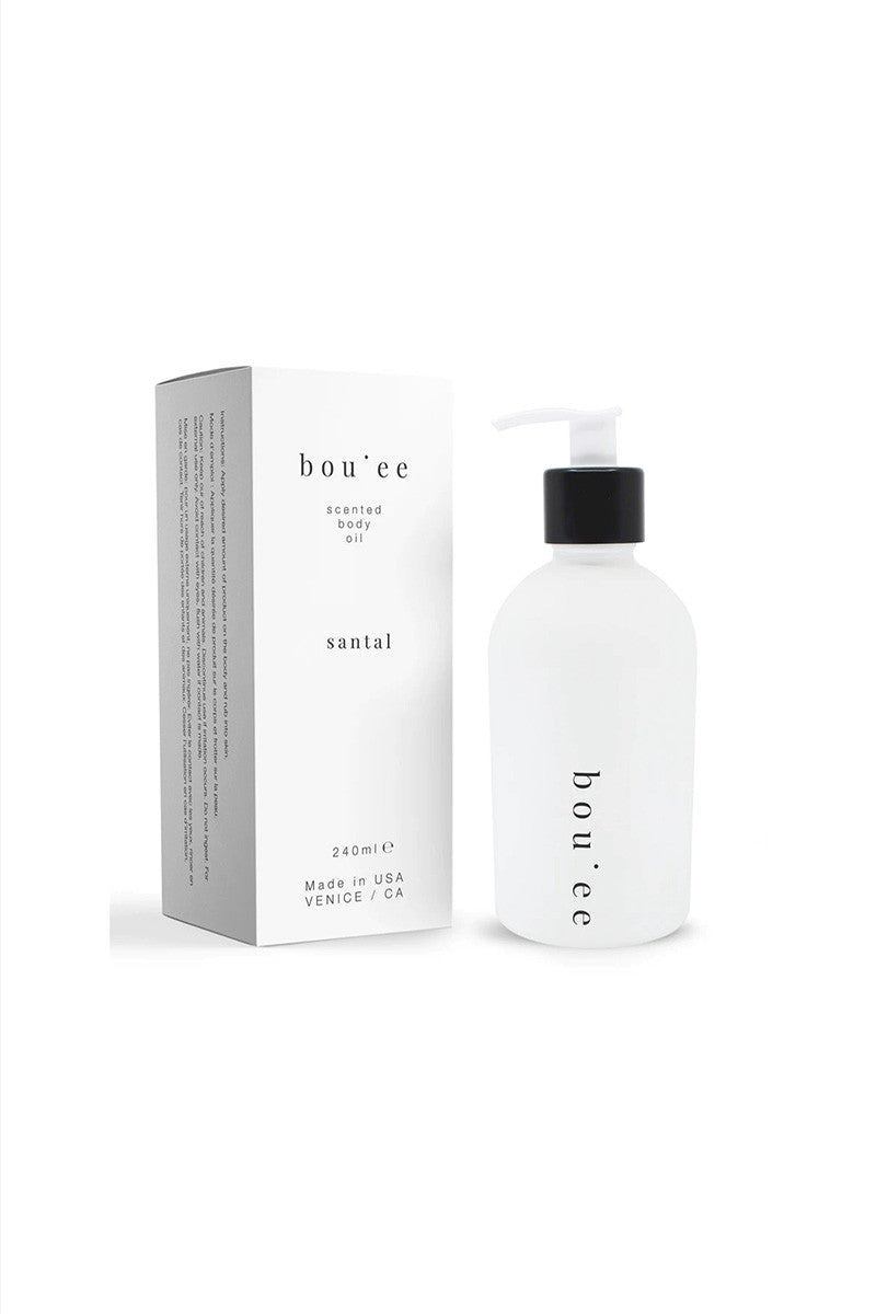 Riddle Santal Body oil bottle and box