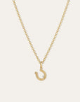 Groovy Diamond Horseshoe Hinged Charm on rollo chain