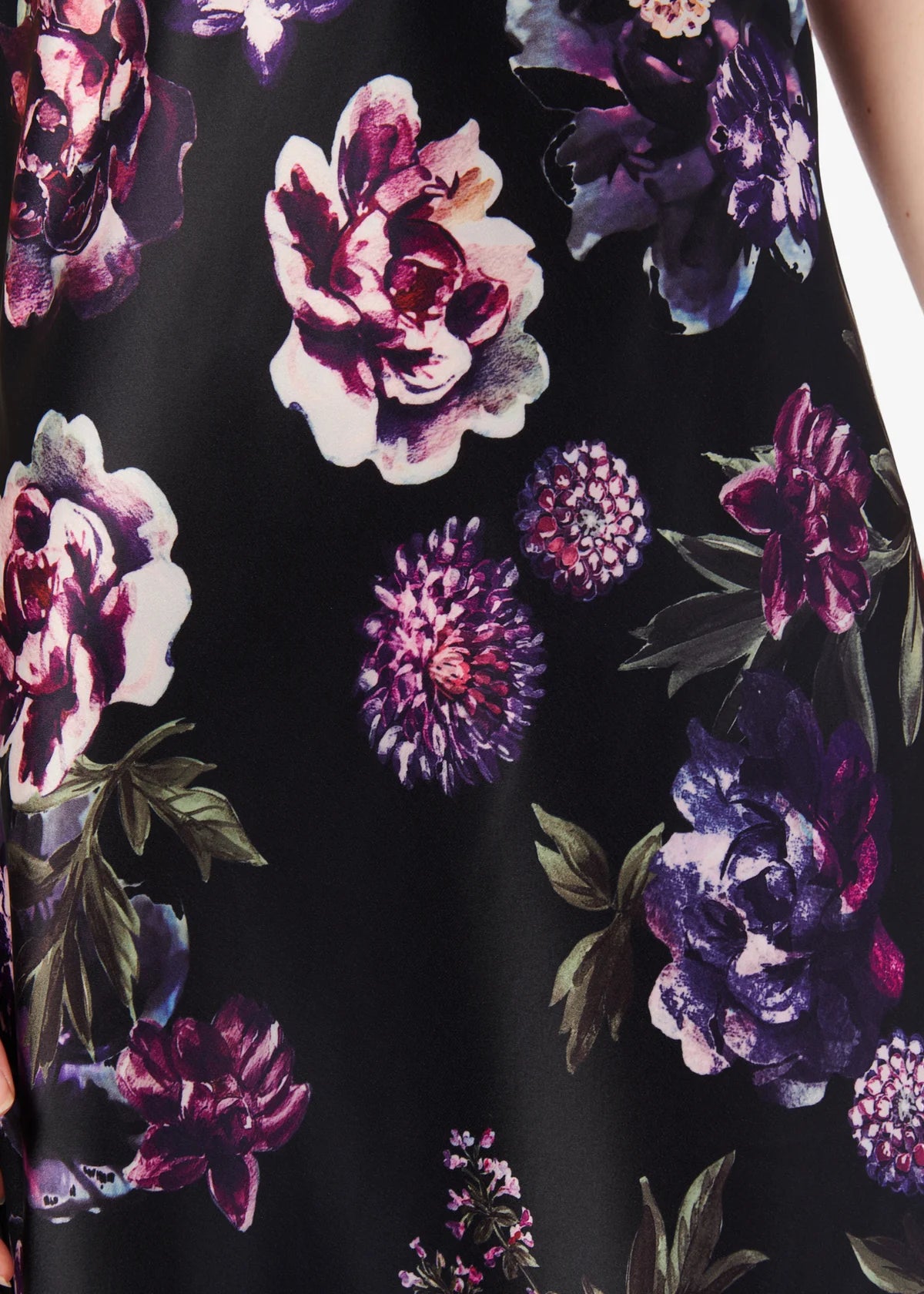 Noelle Strapless Dress close up pattern