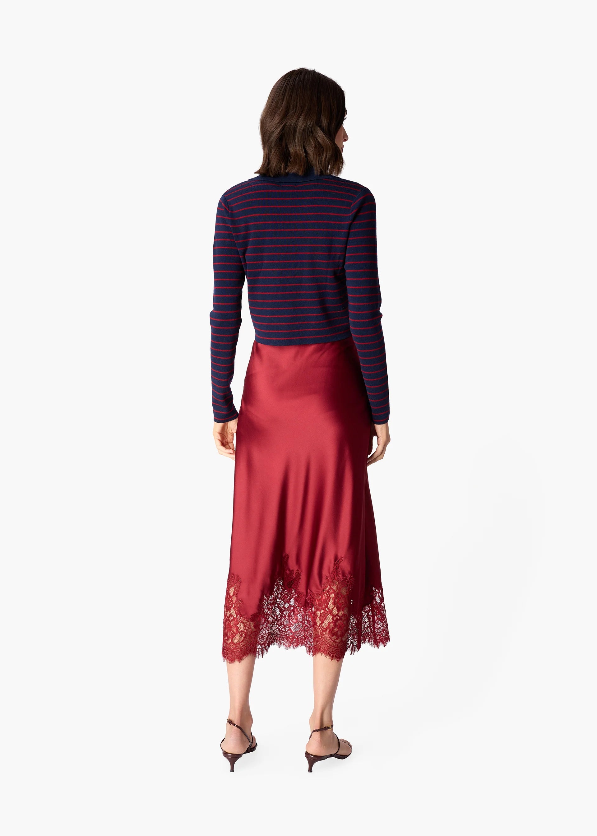 Pegah Sweater Rugby Stripe back view