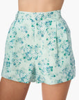 Ravi Linen Short Climbing Hydrangea front