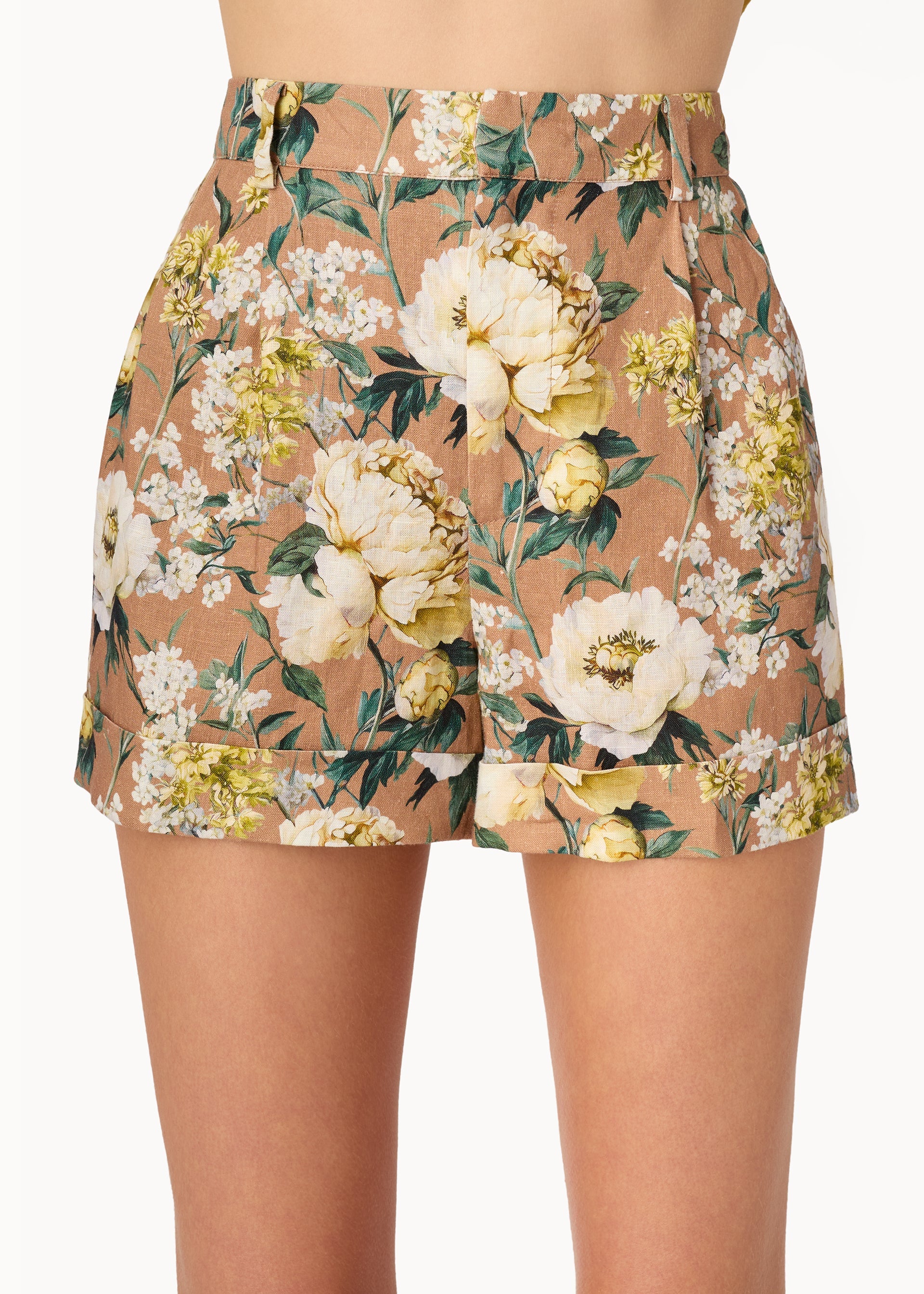 Ravi Linen Short close up front