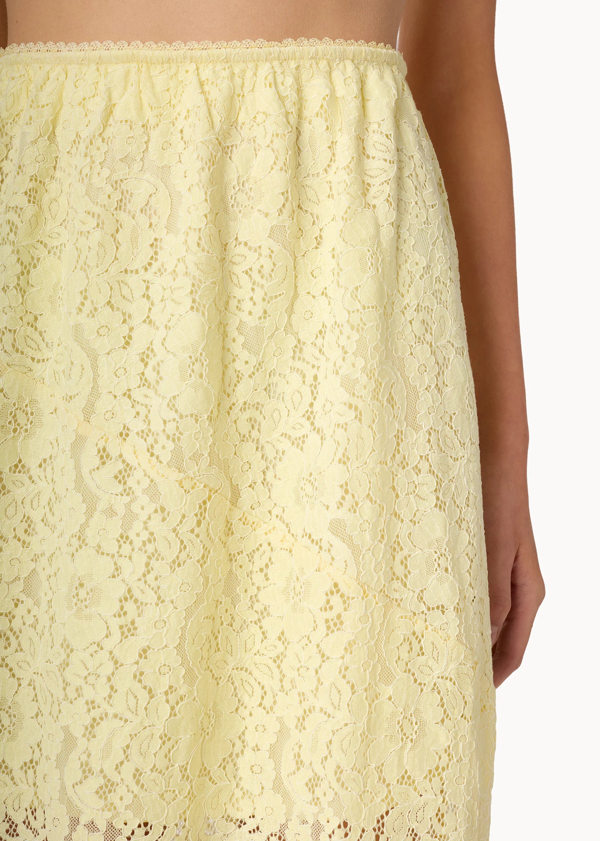 Effie Lace Midi Skirt close up detail