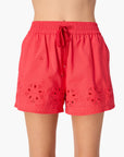 Jomi Mid Rise Cotton Short close up