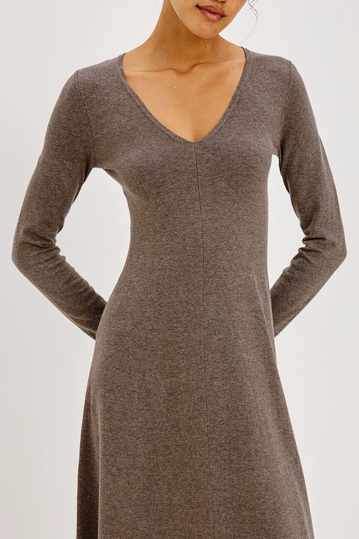 Sabrina Midi Dress close up front view