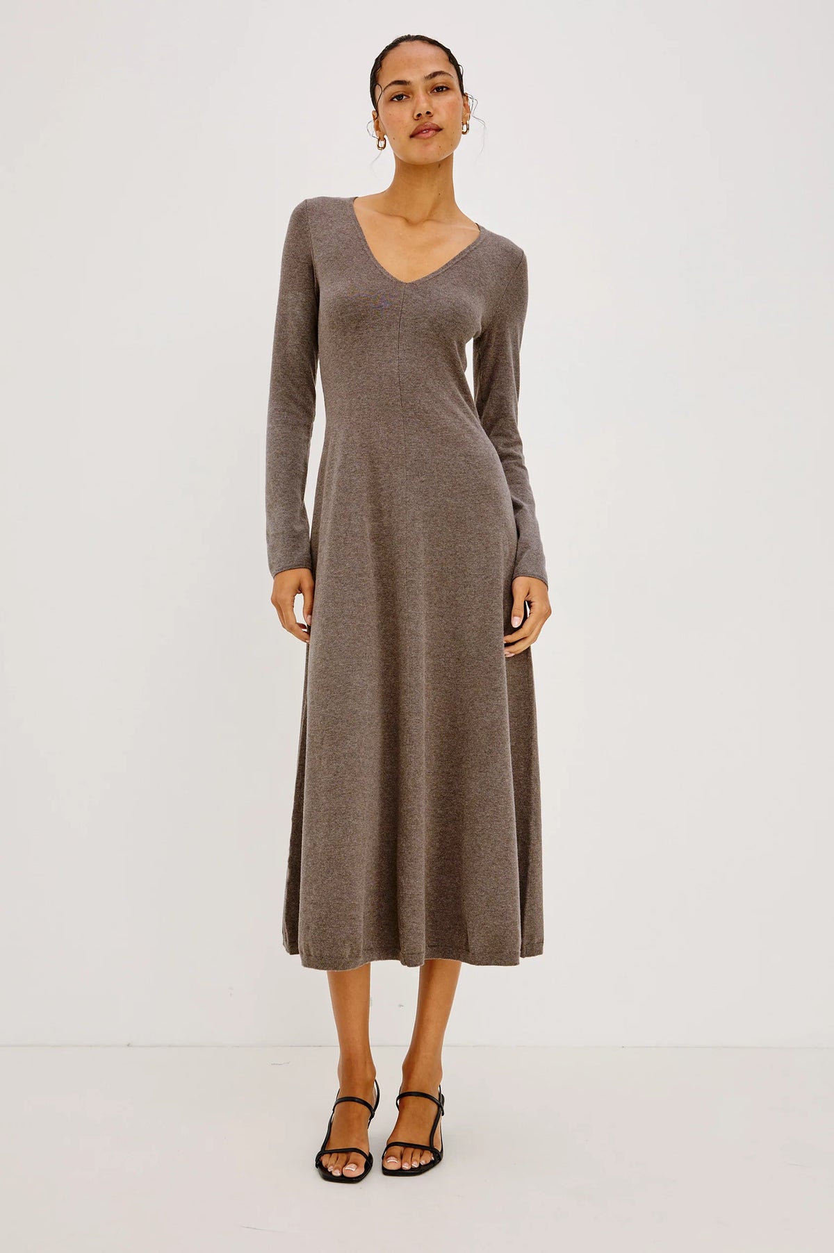Sabrina Midi Dress full body front view