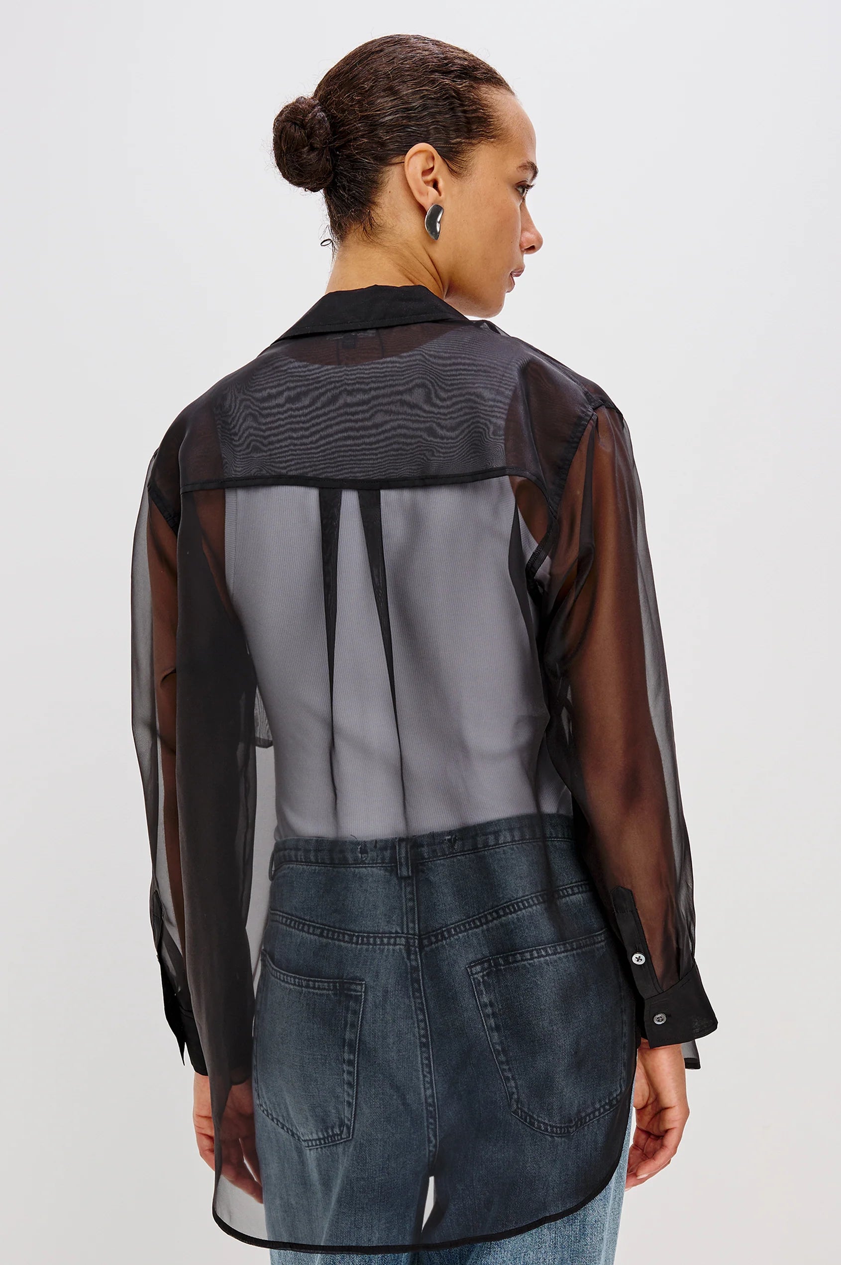 Sofiya Sheer Top back