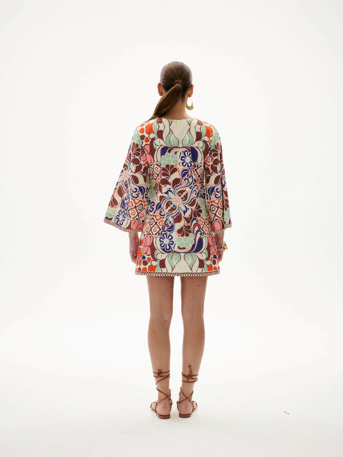 Ummi Mini Dress Punta Print full body back