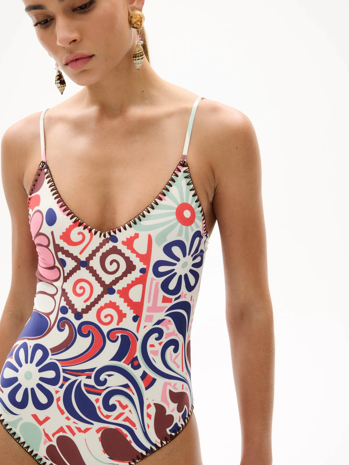 Marietta One Piece Punta Print close up