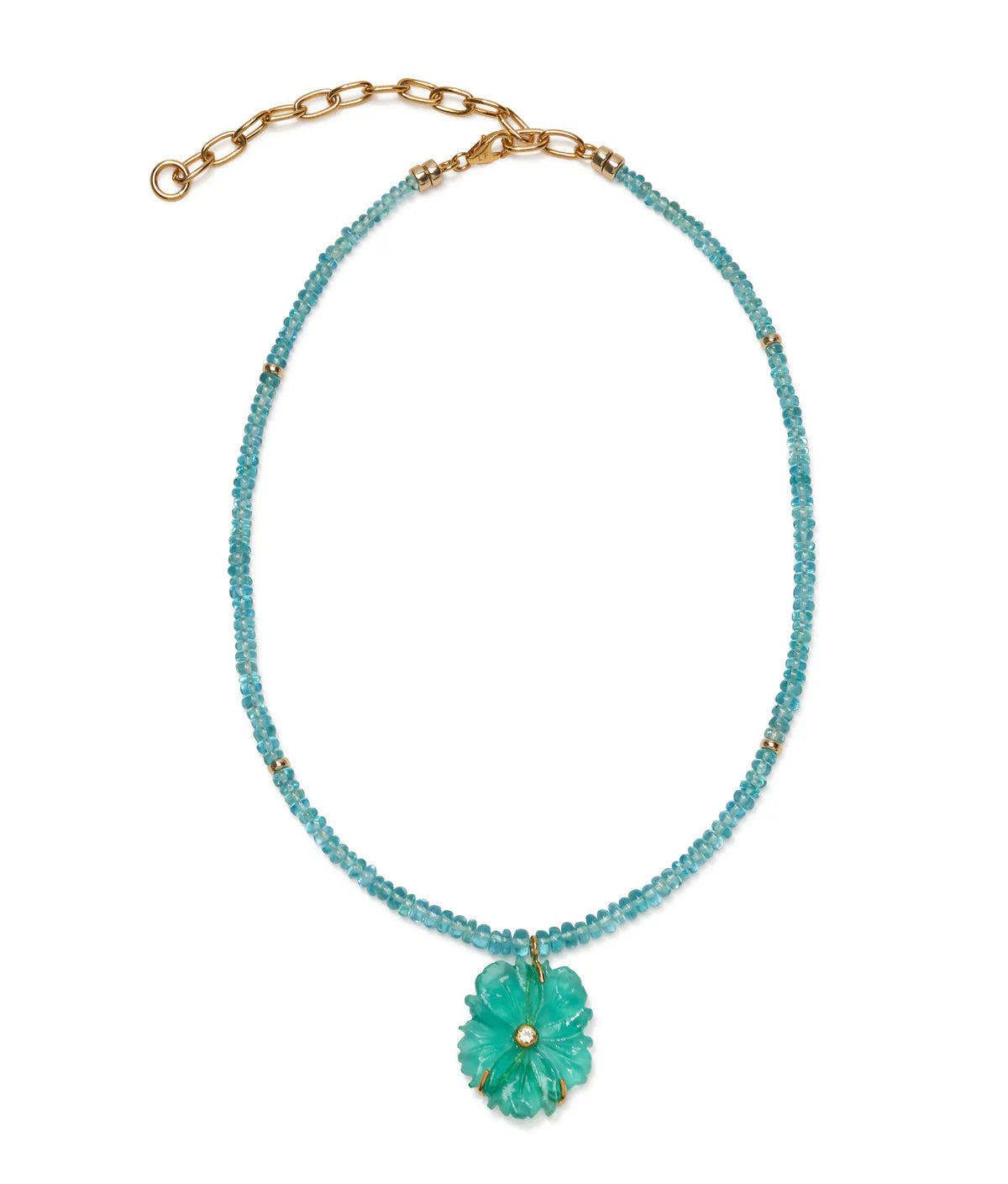 New Bloom Necklace in Capri by itself