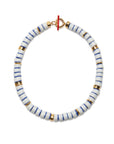 Lido Necklace in Deep Blue by itself