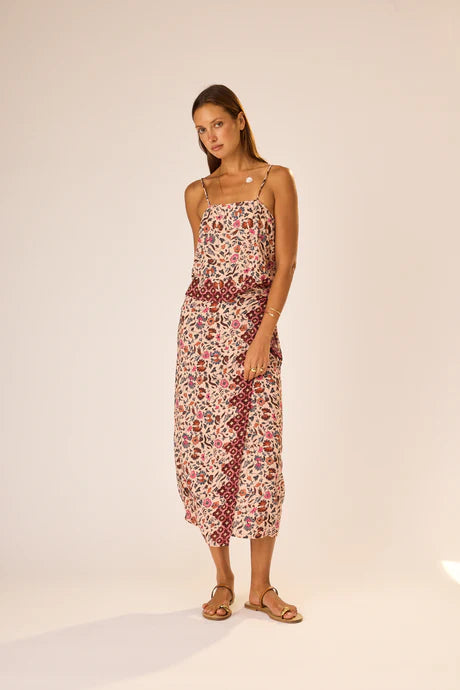 Fern Cami Top in Wildflower Spice full body front view