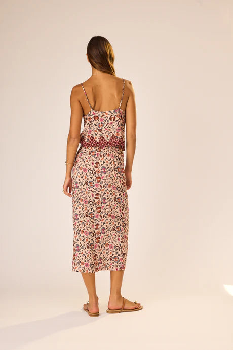 Fern Cami Top in Wildflower Spice full body back view