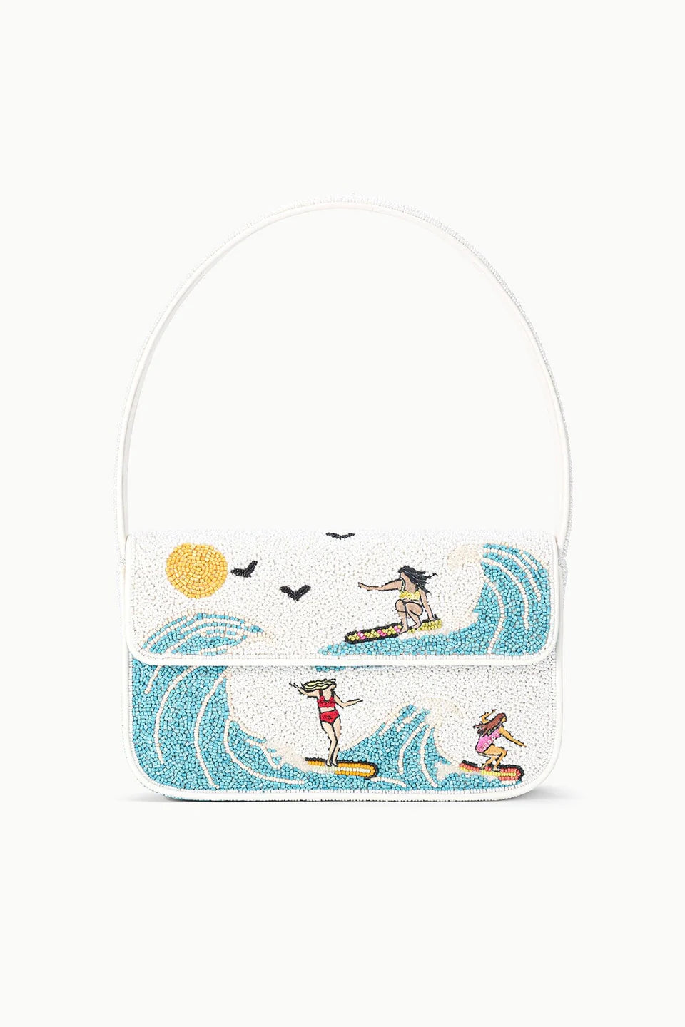 Tommy Beaded Bag Surf Babes front