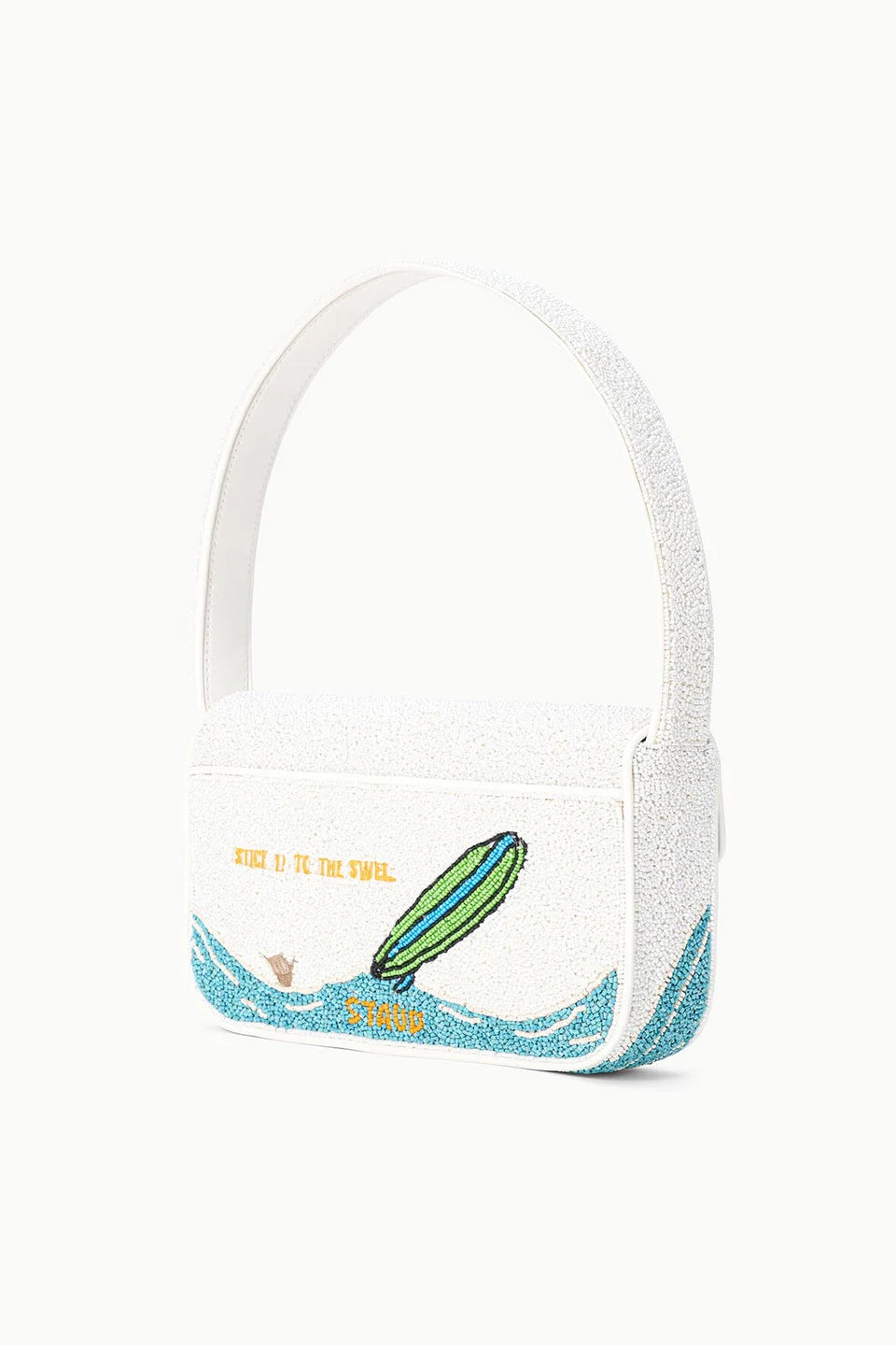 Tommy Beaded Bag Surf Babes back