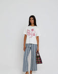 Palm Beach Hotel Tee full body front view on model