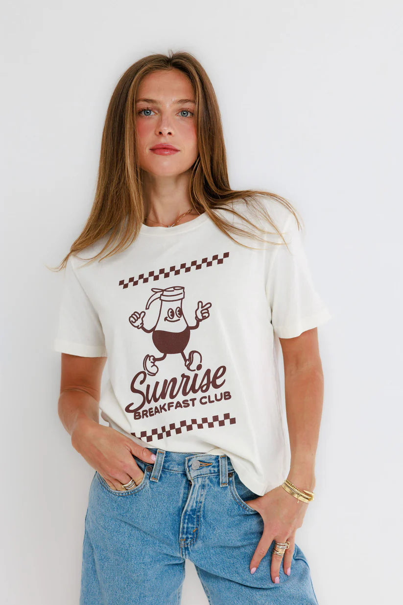 Sunrise Breakfast Club Tee front