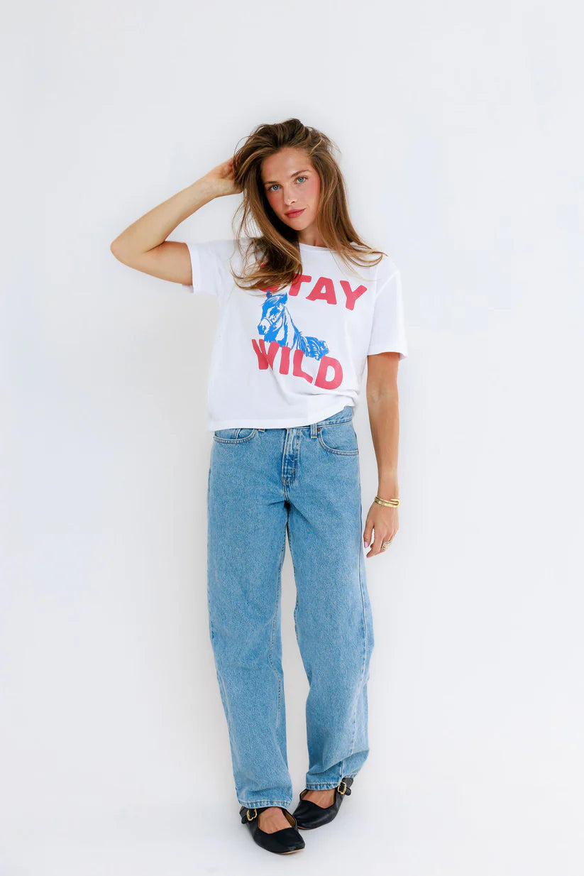 Stay Wild Horse Everyday Tee full body