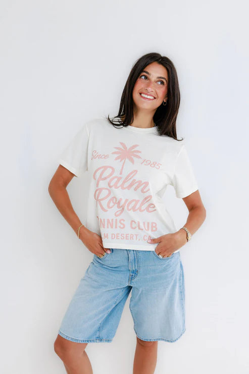 Palm Royal Tennis Everyday Tee front view