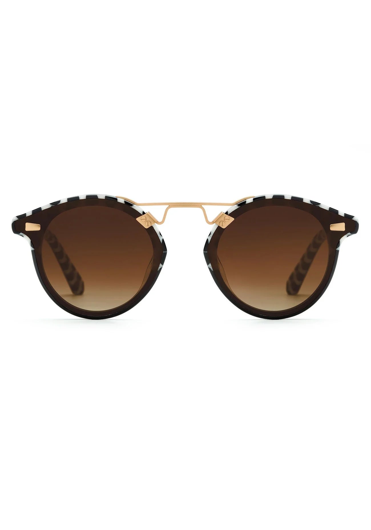 STL Nylon Domino to Black 24k Sunglasses front