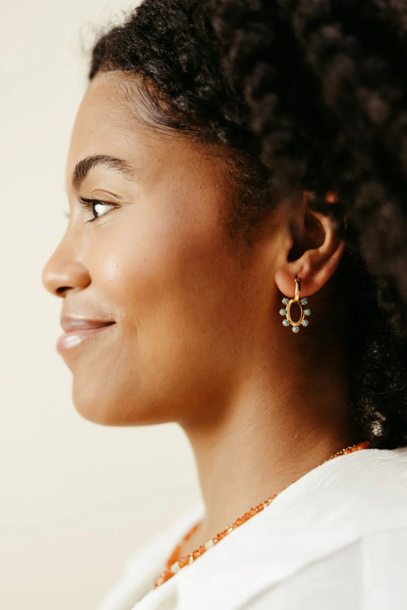 Dolly Hoops on ear