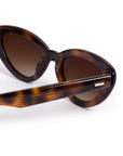 Sasha Sunglasses Maple side close up