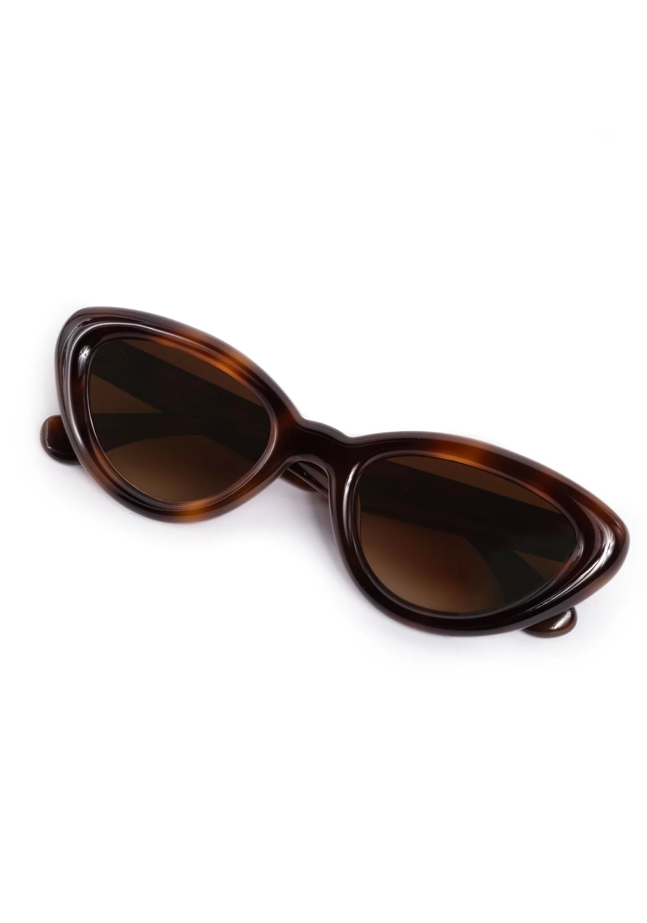 Sasha Sunglasses Maple folded