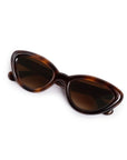 Sasha Sunglasses Maple folded