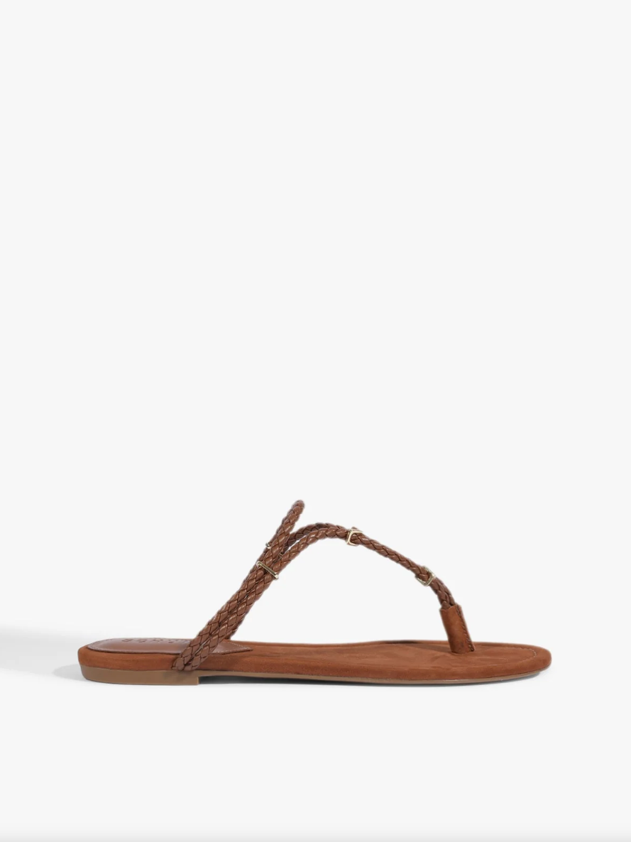 Cordelia Flat Sandal side