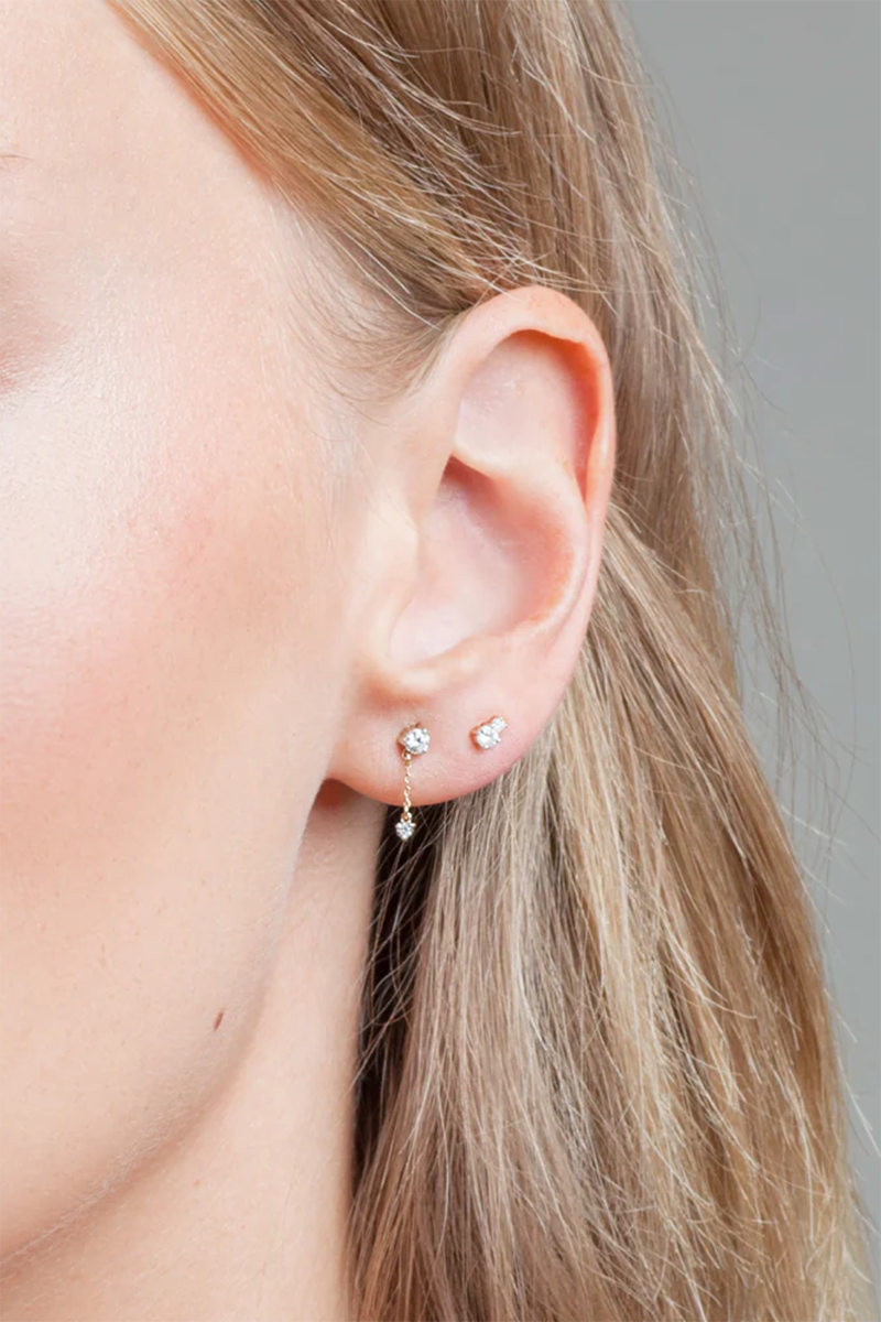 Adina Reyter Diamond Amigos Chain Posts On Ear