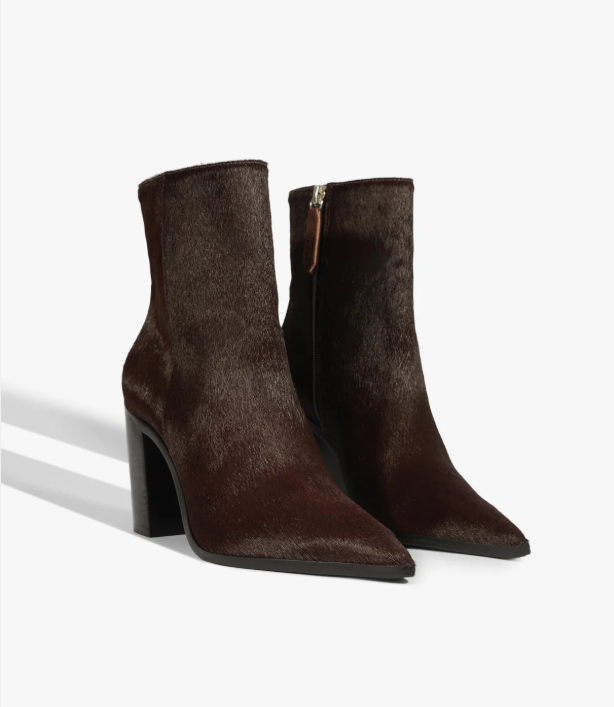 Mikki Block Heel Boot side by side