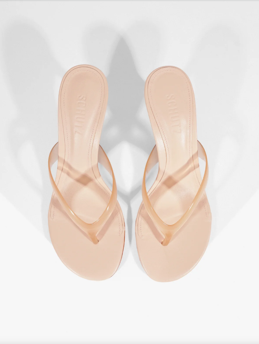 Roslyn Jelly Thong Sandal top view