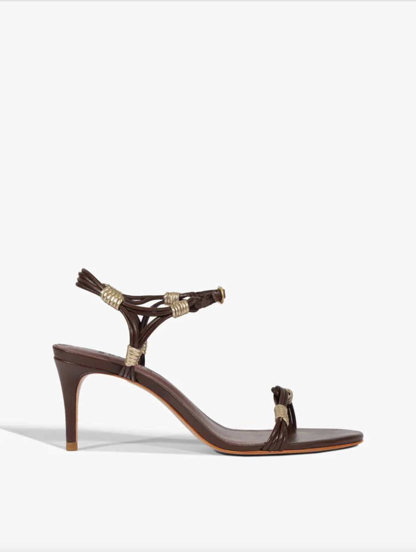 Nara Mid Leather Sandal side view