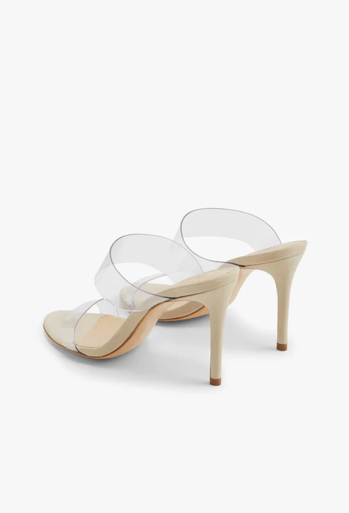 Ariella Clear Strap Heel side by side back