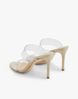 Ariella Clear Strap Heel side by side back