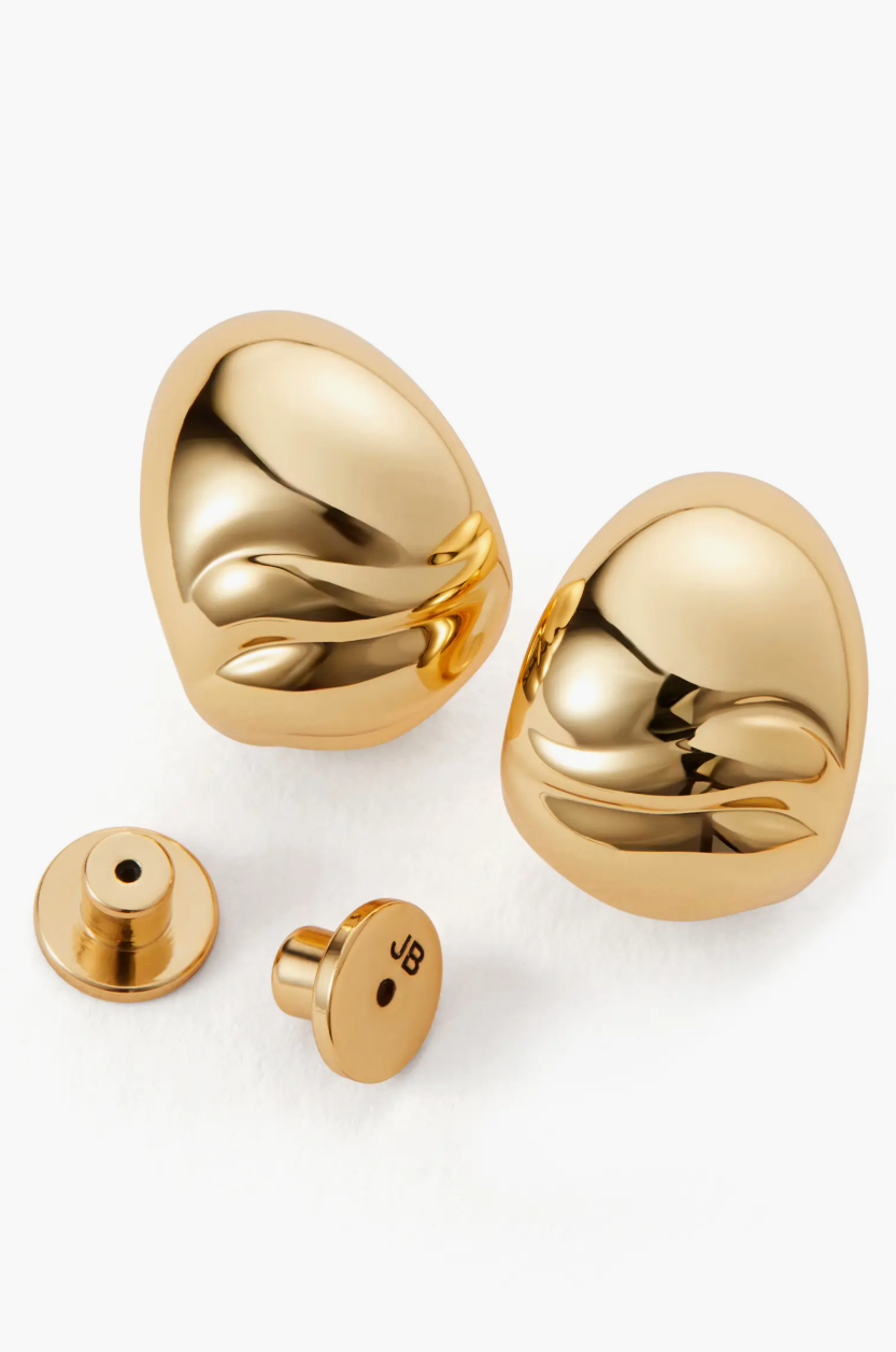 Nelle Hoops Gold with backs