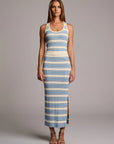 Peony Knit Skirt full body front