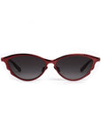 Solange Sunglasses Scarlet Chroma + Bordeaux front