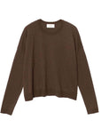 brown sweater on a white background 