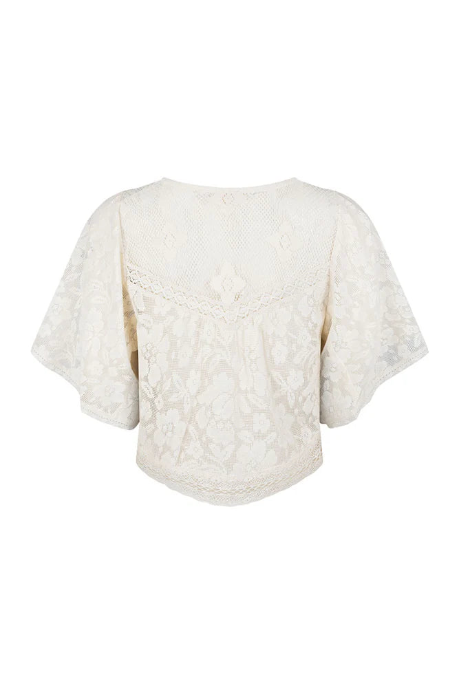 Free Love Lace Crop by itself back