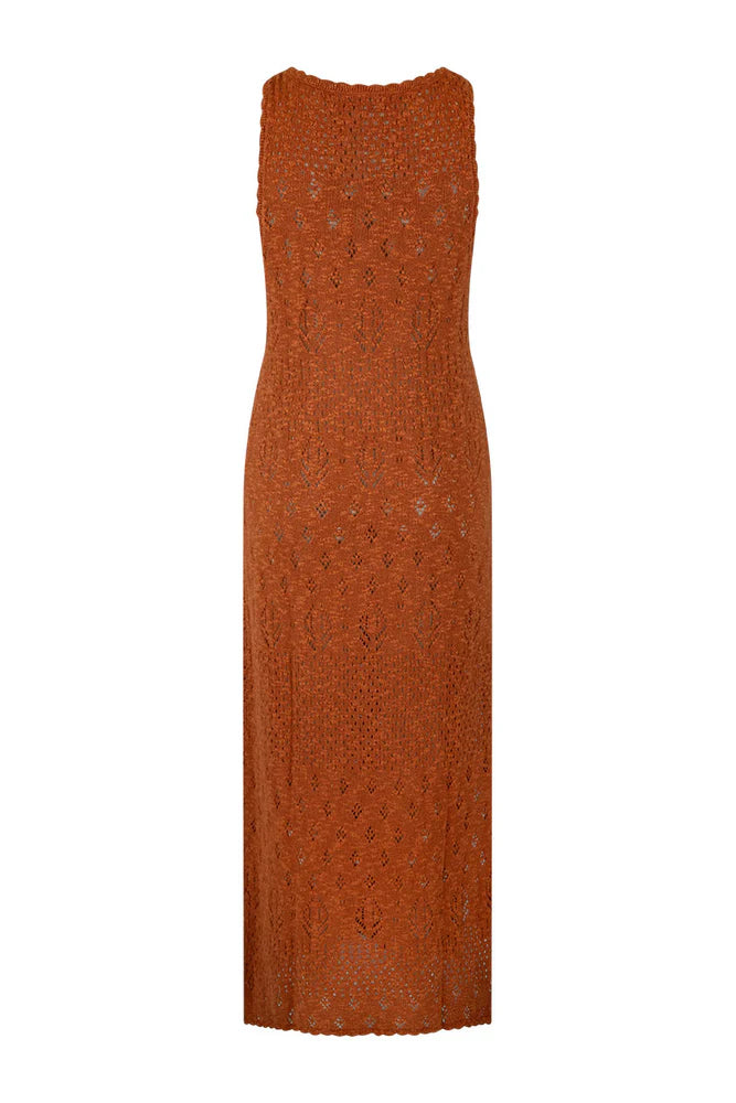 Rhodes Knit Maxi Dress by itself back
